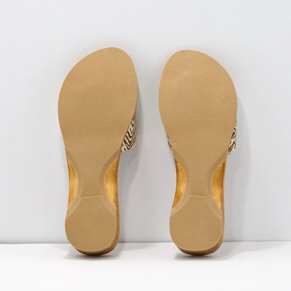 Anthropologie Matisse Havana Slide Zebra Sandals - Picture 2 of 12